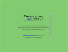 Tablet Screenshot of freestonegroup.com